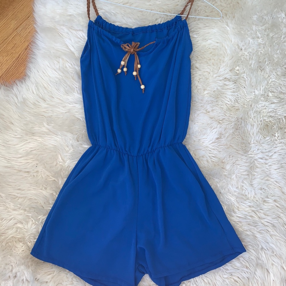 Royal Blue Romper!